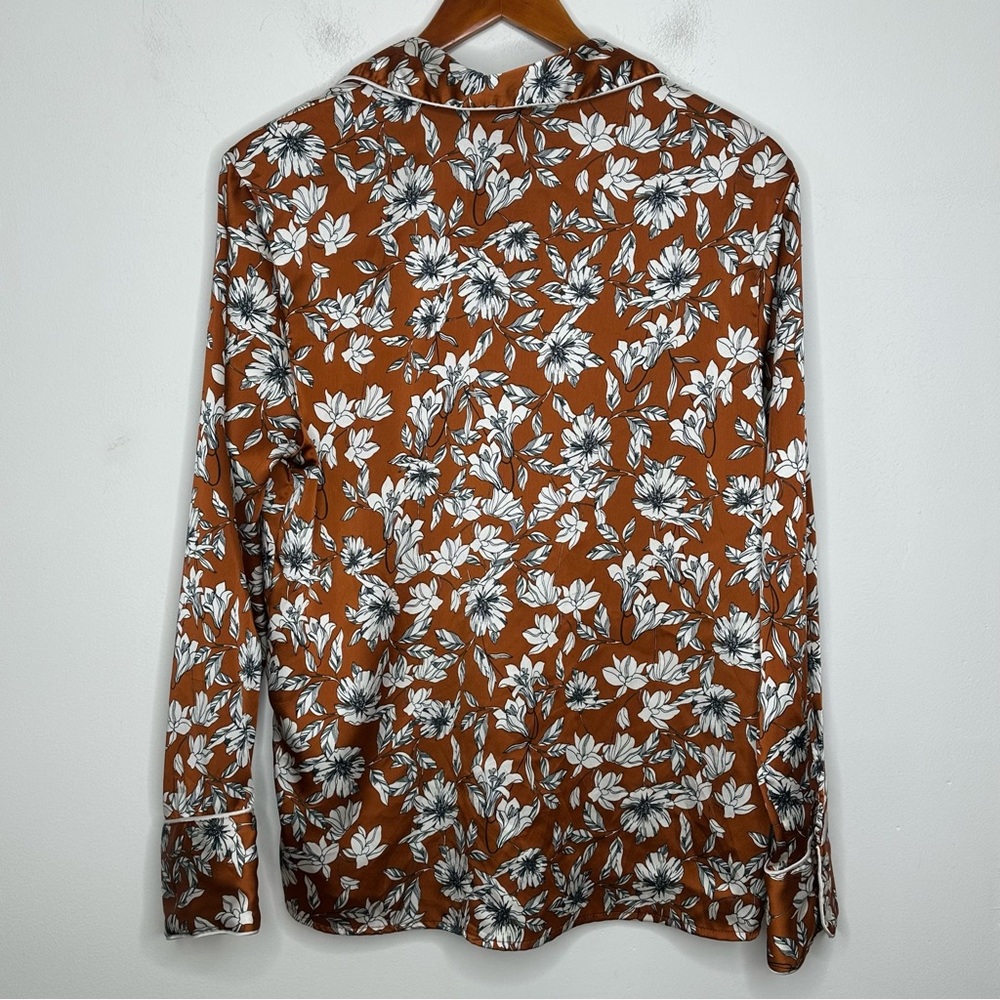 La Ligne x Target Women’s Floral Button Front Blouse Size Medium - Picture 6 of 14
